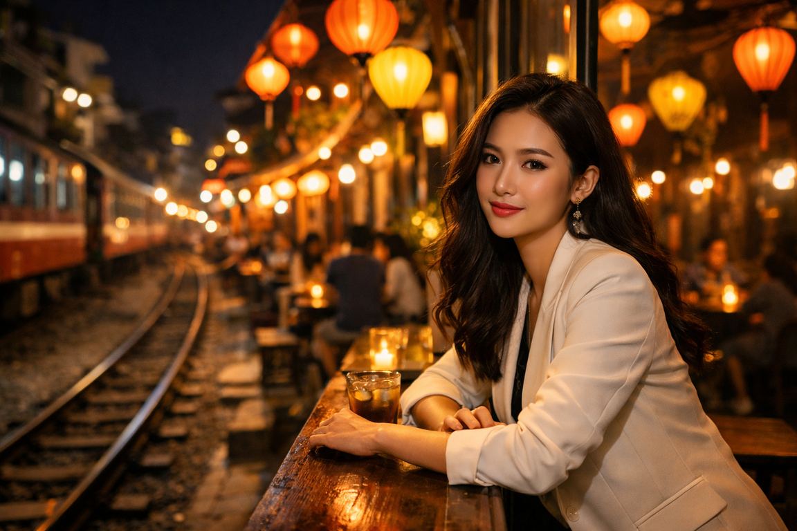Người dùng tại Hà Nội thưởng thức cà phê và nhận cashback từ scmb